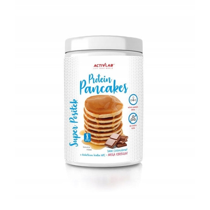 Clatite proteice, ActivLab Protein Pancakes, ciocolata, 400g