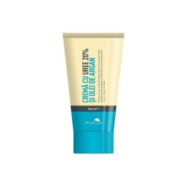 Crema cu uree 20% si ulei de argan, 150ml, Transvital