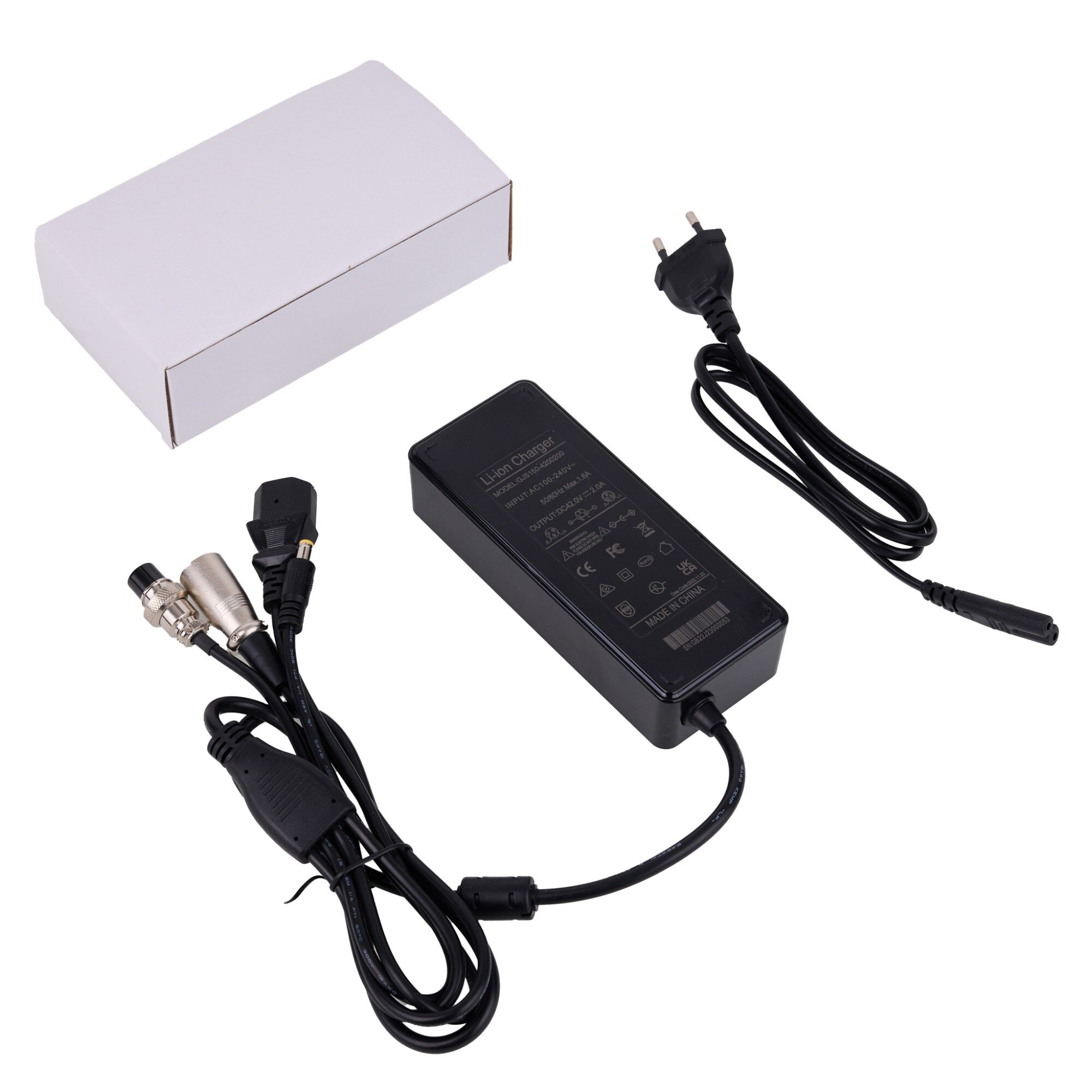 Chargeur Trotinette Electrique 42V, TAIFU Chargeur de Trottinettes