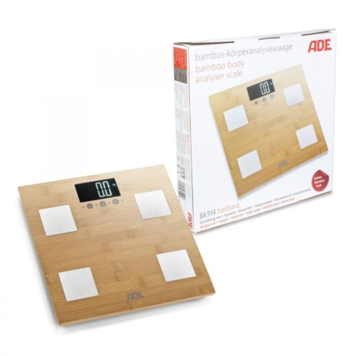 Дигитален кантар, ADE, 150 кг, Кафяв