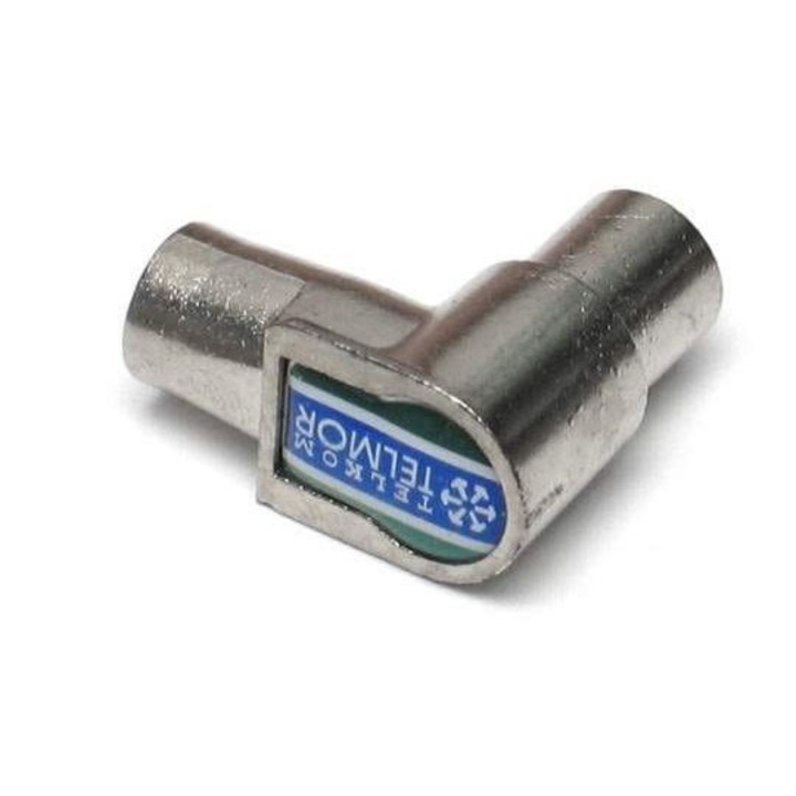 Antenna csatlakozó, Telmor, 6,9 mm, ezüst