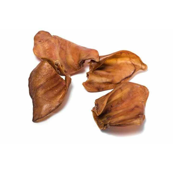 Urechi de Porc uscate natural, 500 g, recompensa pentru caini de talie mare, Marova Petfood