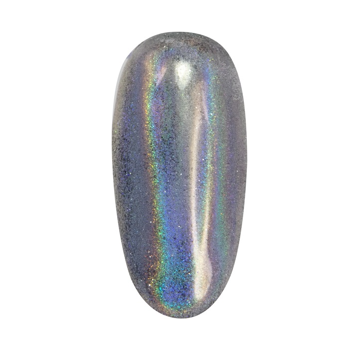 Pigment pentru unghii, Global Fashion, Prisma GT20, 5 gr, Argintiu