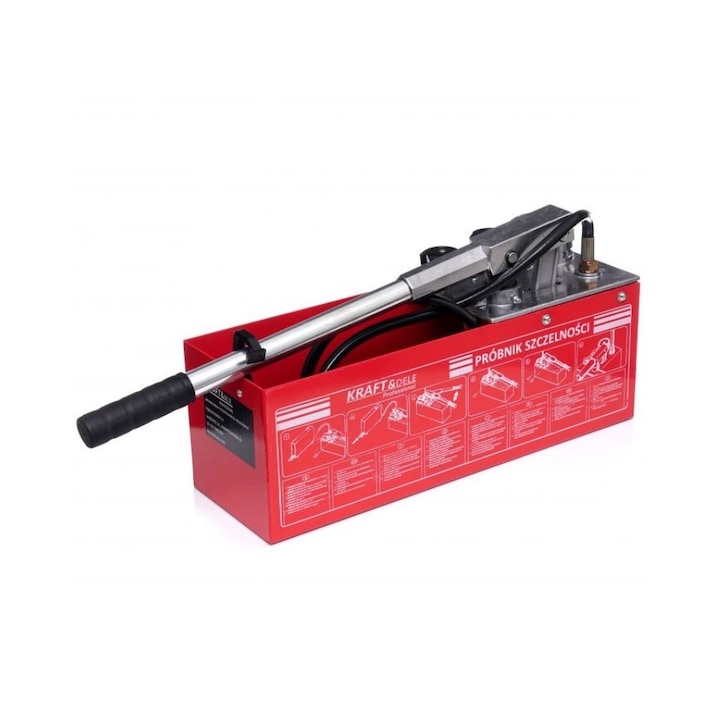 Pompa de testare a presiunii, 0-50kg / 45ml / 12L, Kraft&Dele KD10478