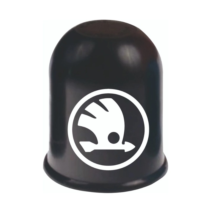 Capac protectie carlig pentru remorca auto, plastic, personalizat Skoda, Creative Rey®