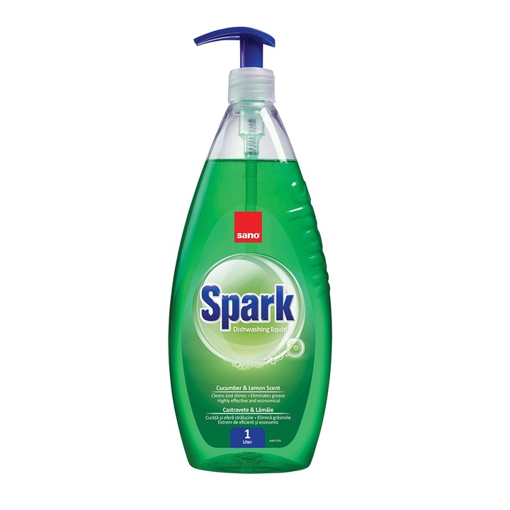 Sano Spark Cucumber mosogatószer, 1 l