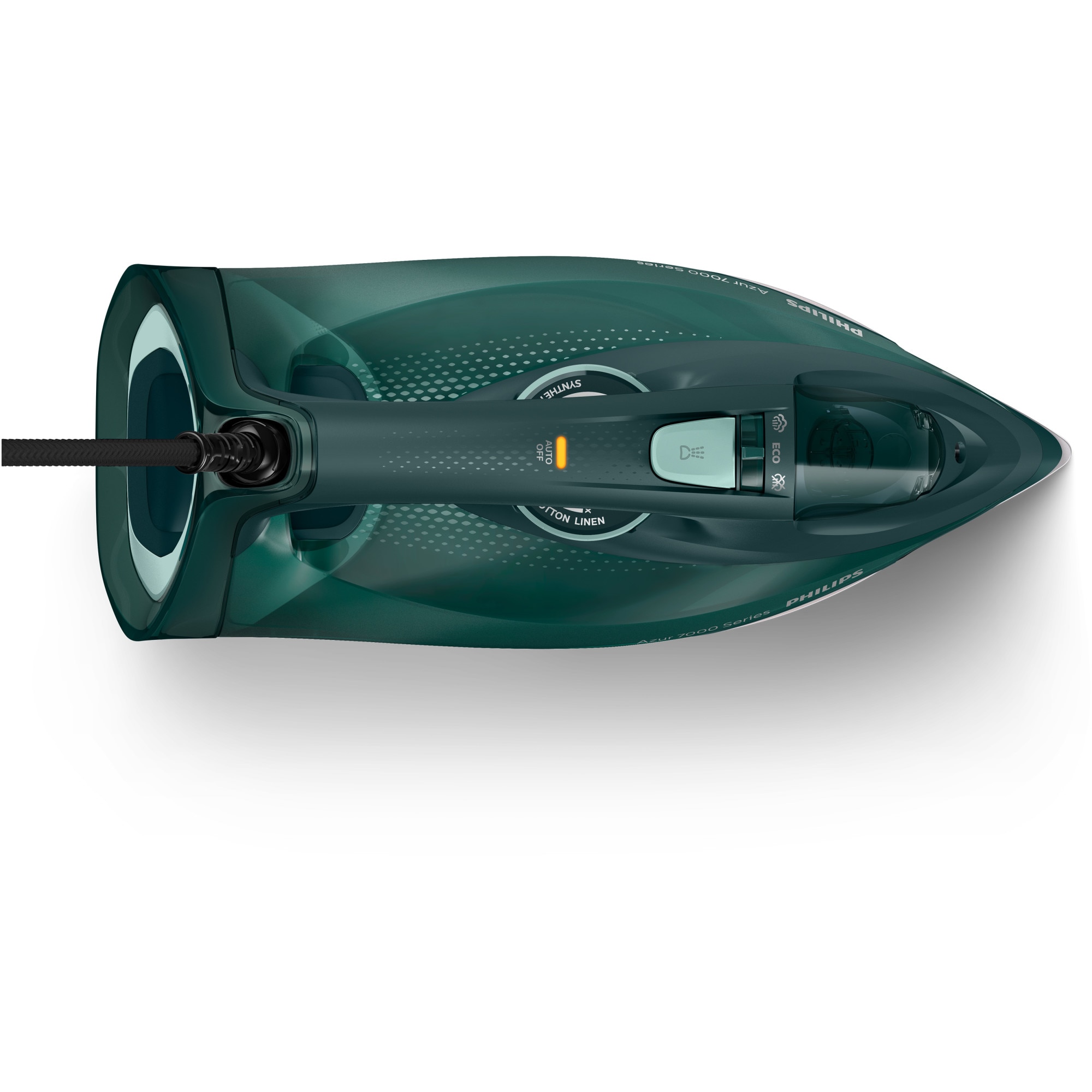 Fier de calcat Philips DST7050/70 2800W, abur continuu 50g/min, abur puternic 250g, verde, 300ml