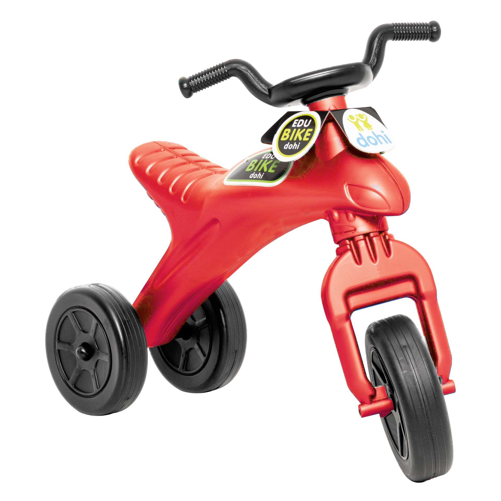 Детски мотоциклет с три колела без педали EDU Bike Red - eMAG.bg