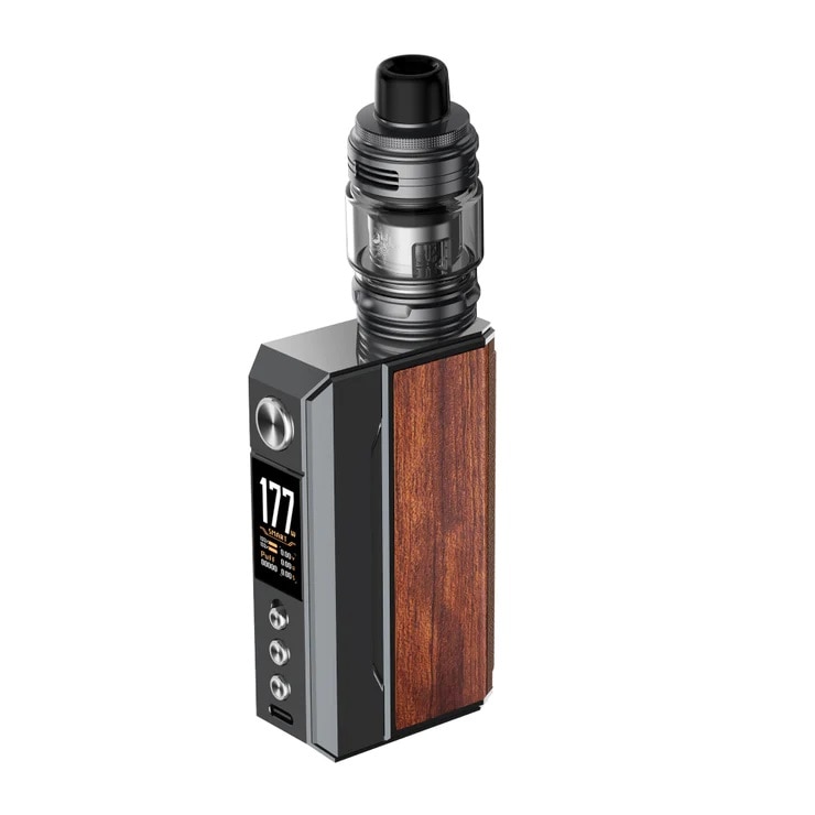 Kit Tigara Electronica Voopoo Drag 4, 177w, 4ml, Gunmetal Rosewood - eMAG.ro