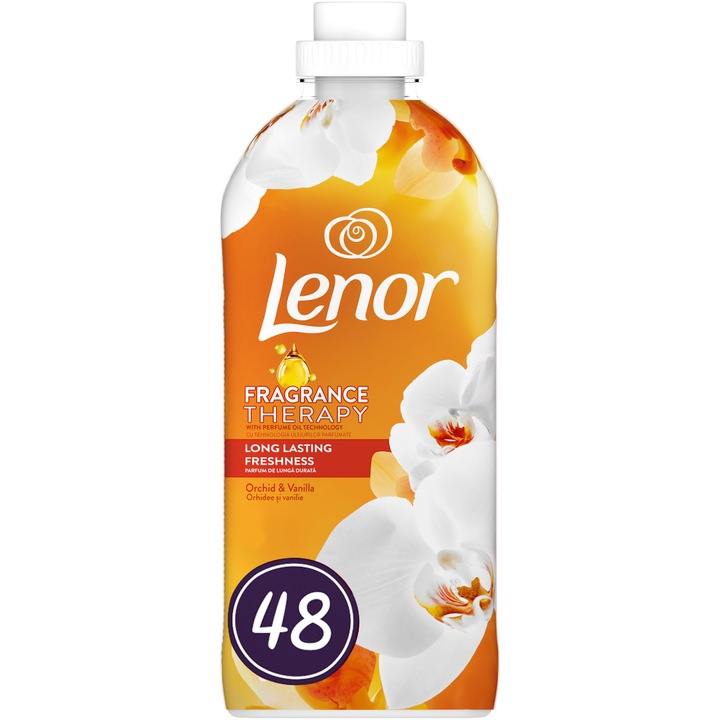 Омекотител Lenor Vanilla Orchid & Golden Amber, 1.2 л, 48 пранета