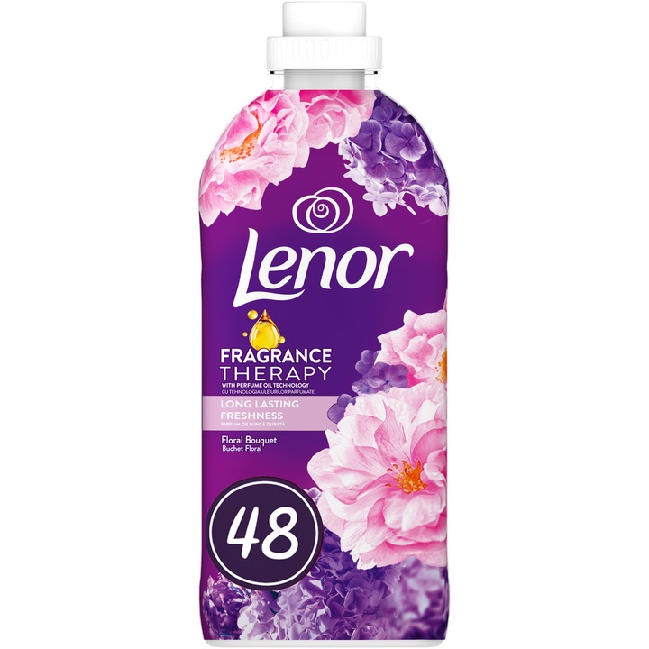 Balsam de rufe Lenor Fragrance Therapy Floral Bouquet, 1.2 L, 48 spalari