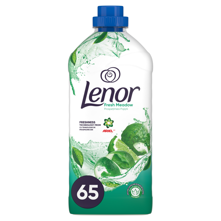Омекотител Lenor Fresh Meadow, 1.625 л, 65 пранета