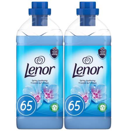 Pachet Balsam de rufe Lenor Spring Awakening, 2 x 1.625 L, 130 spalari