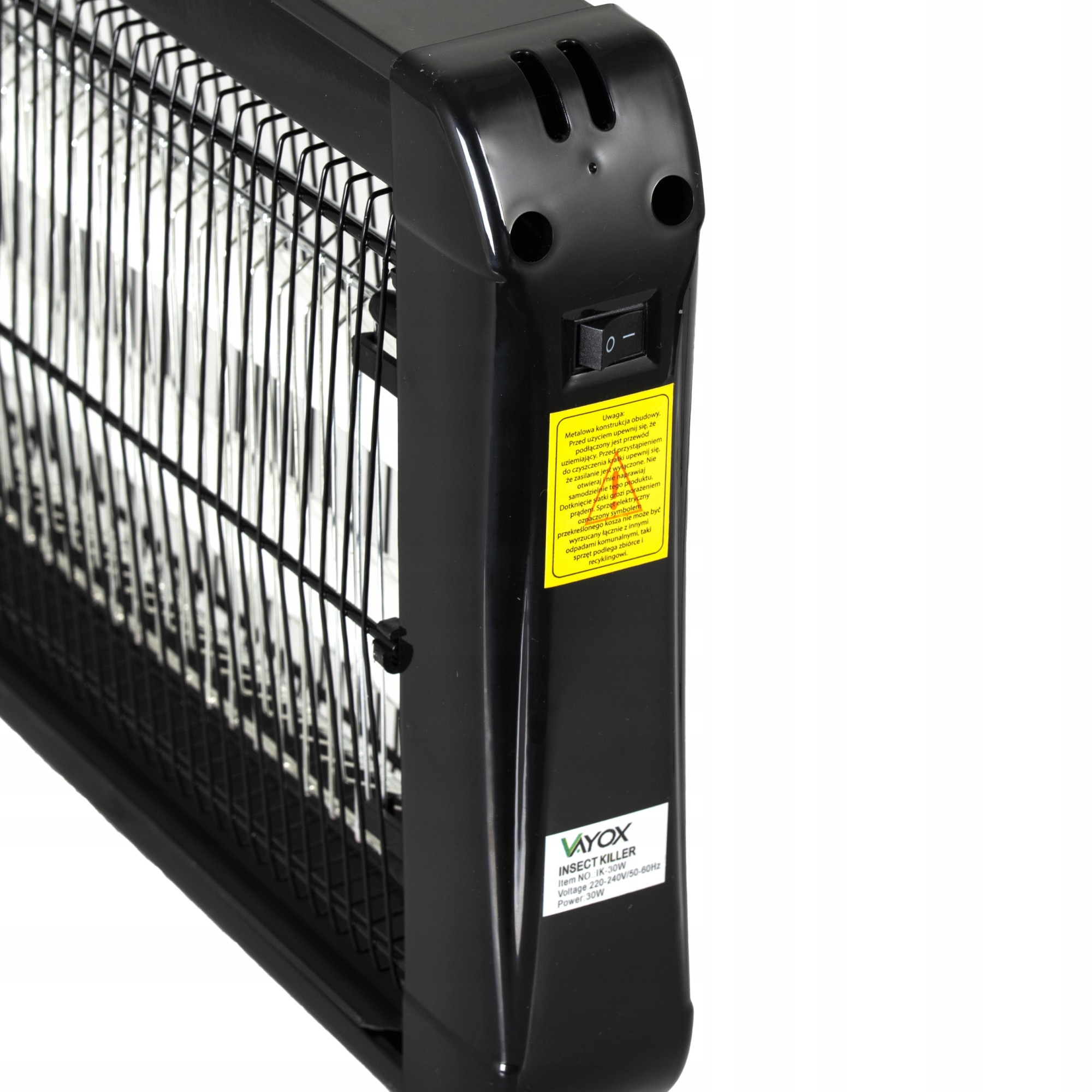 Lampa insecticida Vayox IK-40W, pentru insecte, capcana electrica, UV ...