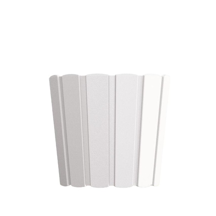 Virágtartó, Prosperplast, 23.9 cm, Fehér