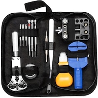 Trusa Pentru Reparat Ceasuri Retoo HandyTools, Etui, Otel Inoxidabil, 18 Capete, Piese De Precizie, Profesional, Compact, Ergonomic, Usor De Utilizat, Ideal Pentru Reparatii Si Intretinere, Performanta Ridicata, Versatil, Accesorii Incluse