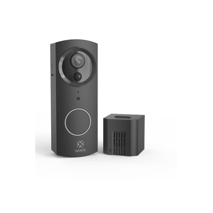 Смарт видео звънец Woox R9061, Full HD резолюция, 1960x1080p, Нощно виждане