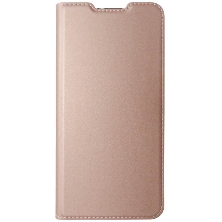 Husa tip carte cu stand Dux Ducis Skin Series roz auriu pentru Huawei P30 Lite
