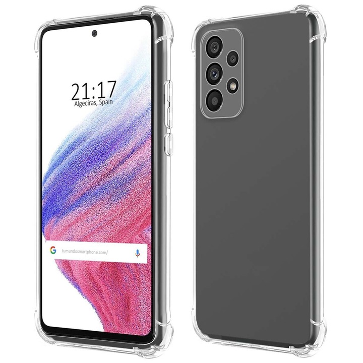 Husa de protectie Anti-Shock 2 mm compatibila cu Samsung Galaxy A52 5G, TPU, Slim Design, Shock Protection, Transparent