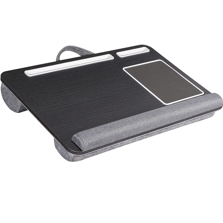 Stand laptop, telefon, tableta multifunctional, Bontec, cu pernuta pentru confort