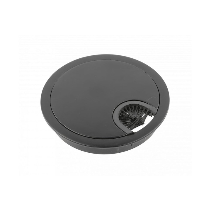 Trecere cabluri Ø80 mm, negru mat