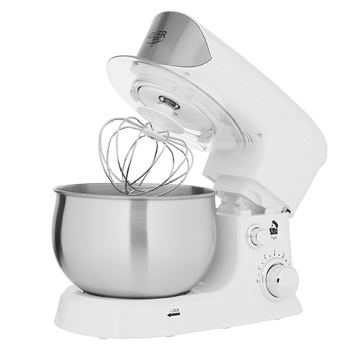Планетарен миксер Adler AD 4226w, Мощност 700 W, Капацитет на купата 3 L