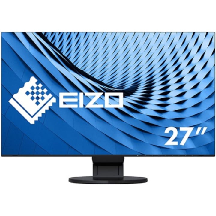 Monitor IPS LED EIZO 27" EV2785-BK, Ultra HD (3840 x 2160), HDMi, DisplayPort, Pivot, 5 ms (Negru)