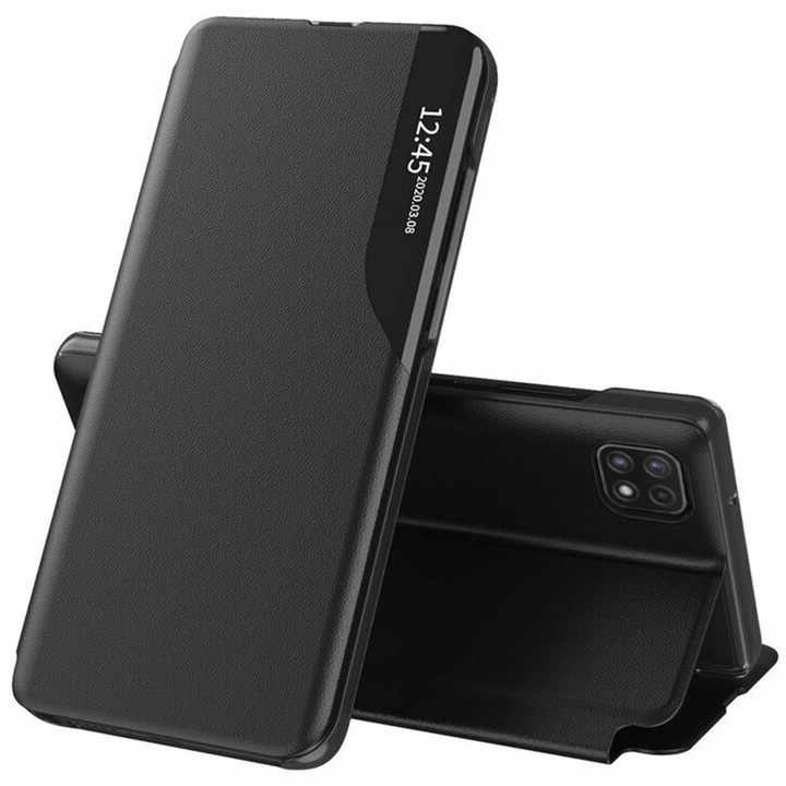 Samsung Galaxy A22 5G A226 tok, Techsuit, eFold, fekete