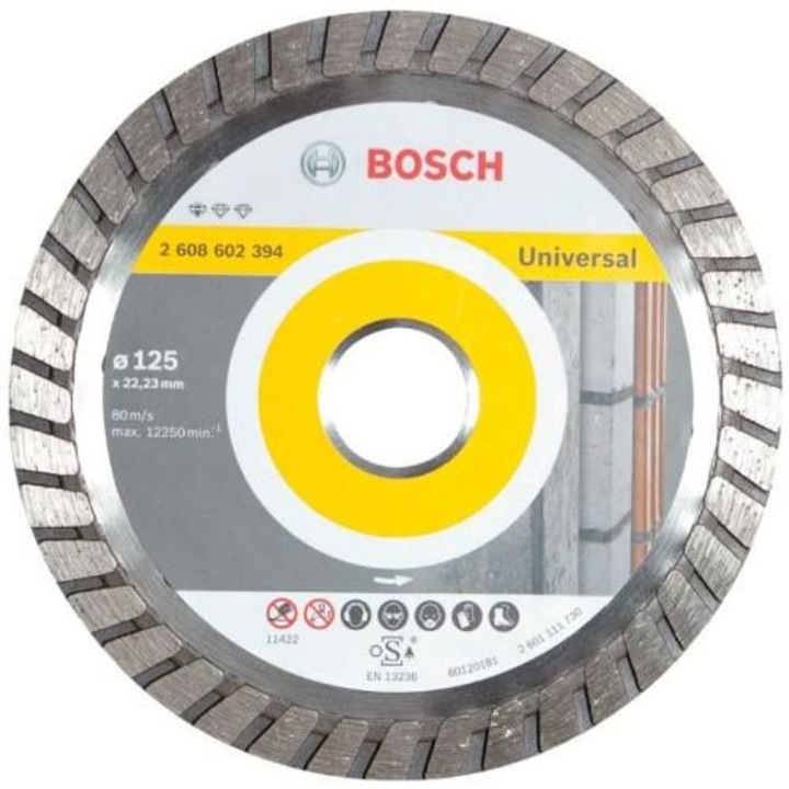 Disc diamantat universal, 230 x 10 mm