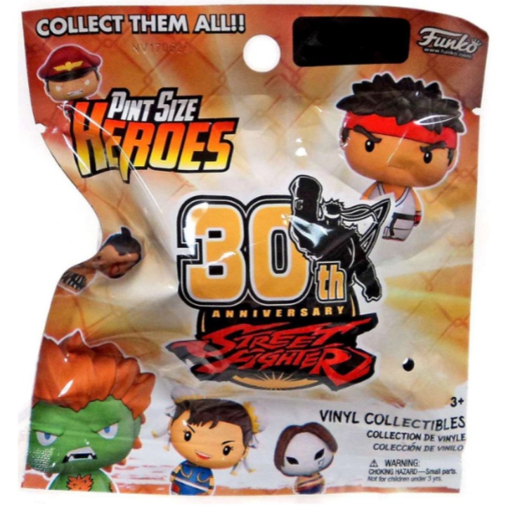 Фигура Funko Street Fighter 6 см, точни детайли, колекционерски дизайн, многоцветен