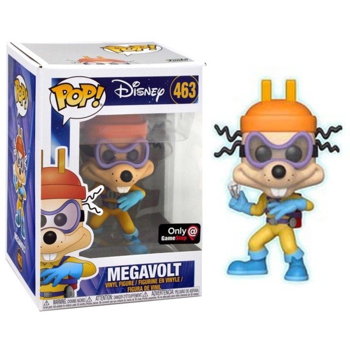 Funko POP! Disney Megavolt 463, szobrocska, 10cm