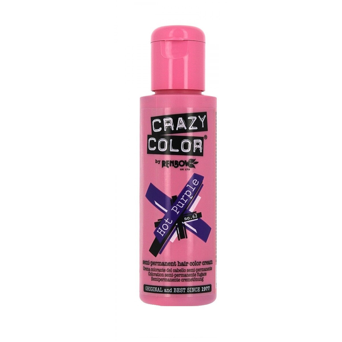 Vopsea de par Crazy Color Hot Purple 62