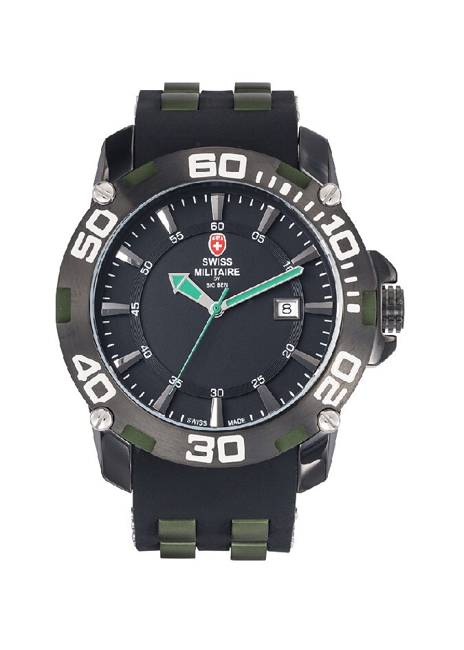Ceas Swiss Militaire Rocky verde