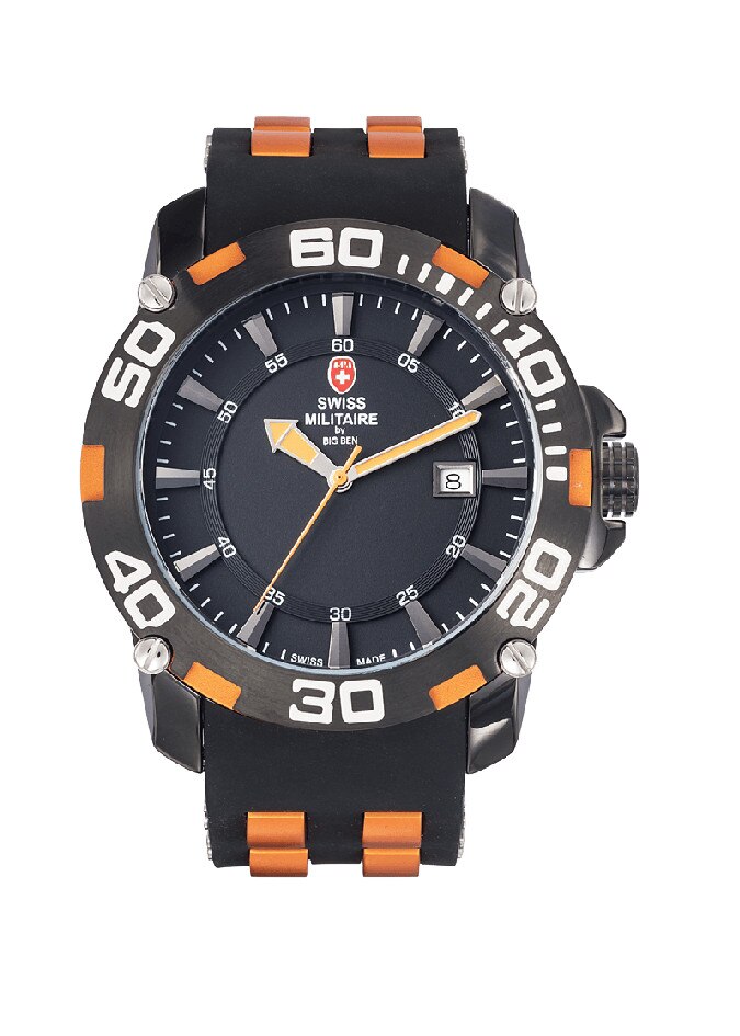 Ceas Swiss Militaire Rocky Portocaliu