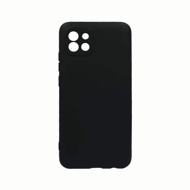 BestCase Szilikon telefontok, Xiaomi Mi 11 Lite, Slim 0.8 MM, Kamera védő, Fekete
