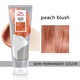 Masca de par nuantatoare Wella Professionals Color Fresh Mask Peach Blush pentru par blond, 150 ml