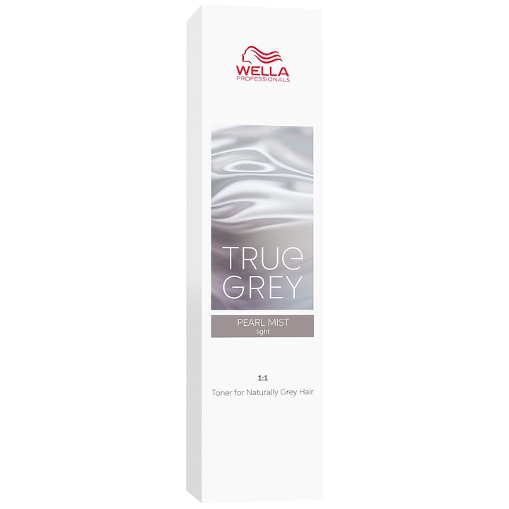 Wella Professionals True Grey Tonizáló krém ősz hajra, Világos gyöngyház, 60 ml