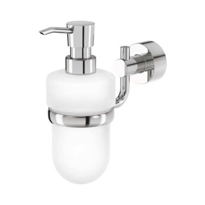 Dozator sapun lichid cu suport Lenz Pisa crom