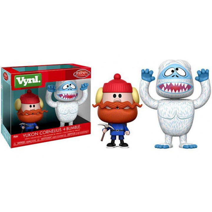 Set 2x figurine Funko POP! Rudolph Bumble & Yukon Cornelius