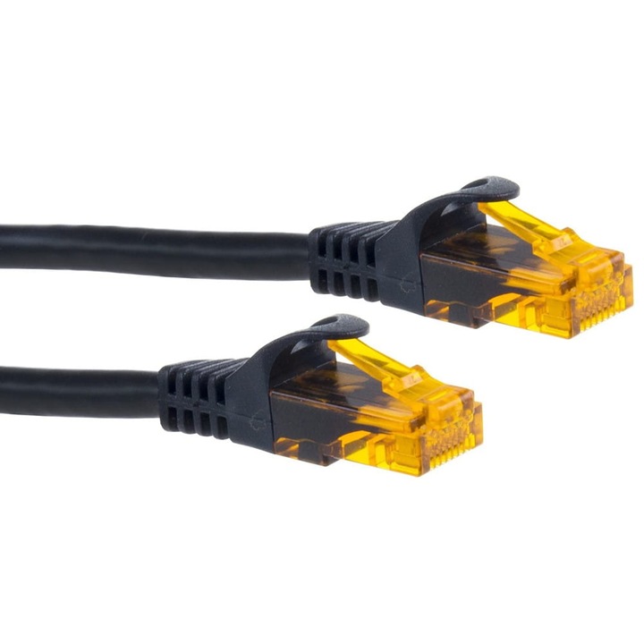 Мрежов кабел Libox, 15 M, Cat6, черен