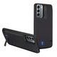 Husa Cu Grad Ridicat de Protectie pentru Samsung Galaxy S21 FE 5G cu Baterie de 5000mAh, AIR Compact, R72, Metal, Intense Dark