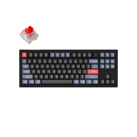 Tastatura Mecanica Gaming Keychron V3 TKL Knob QMK Carbon Black