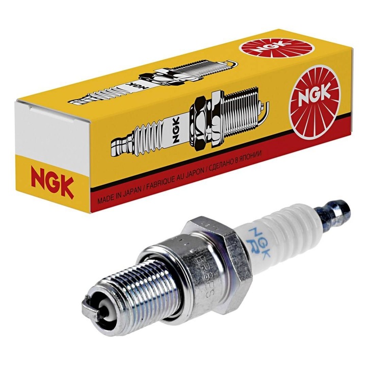 Bujie BR8ES, NGK, Argintiu/Alb