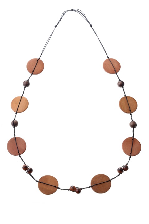 Colier, Gloria Maris Handmade, Wood exotic 93465 Maro, Reglabila