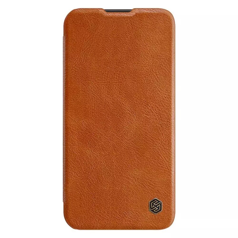 Samsung Galaxy S23 Ultra case brown NILLKIN QIN PRO LEATHER