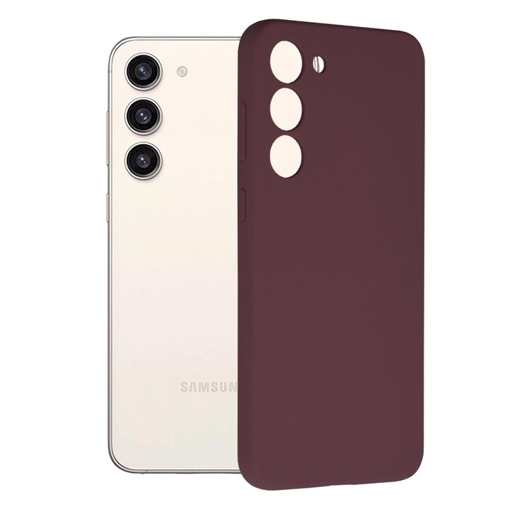 Калъф за Samsung Galaxy S23 Plus, Силиконов, Виолетов цвят