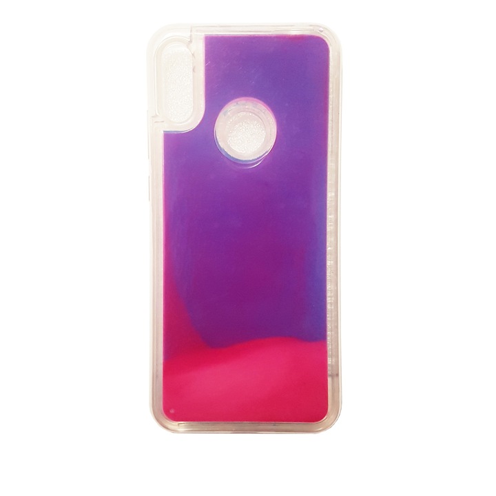 Кейс за Huawei P Smart Z, Liquid Glow, Fluorescent, Purple
