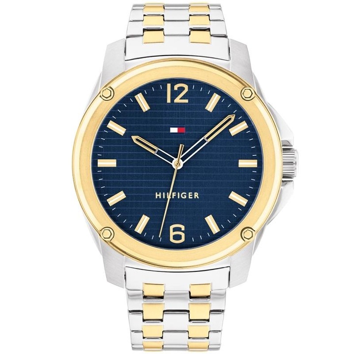 Мъжки часовник Tommy Hilfiger 1710507 Quartz Silver, Gold