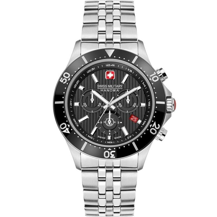 Ceas barbatesc Swiss Military SMWGI2100701 Quartz Argintiu