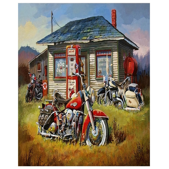 Set de broderie cu diamante 5d, Pictura cu diamante 30x40cm, Kit Goblen 5D203